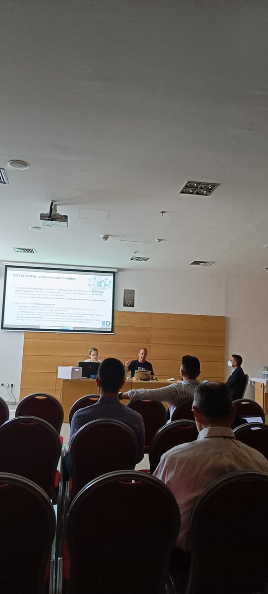 dipina's tweet photo. My today's presentation @SpliTechConf sharing results of #INTERLINKH2020 #cocreation #publicservices #collaborativeenvironment developed by @julenbaa @deustoMORElab https://t.co/2FH7dR8lIx