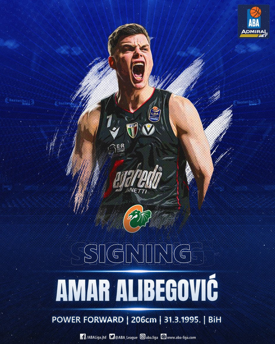 AdmiralBet ABA League (@aba_league) on Twitter photo IT'S OFFICIAL: <a href="/KKCedOL/">Cedevita Olimpija Ljubljana</a> agreed on cooperation with <a href="/Amar7Alibegovic/">Amar Alibegović 🅰️🅰️7️⃣</a>! Welcome to AdmiralBet #ABALiga!
More at: aba.tips/jwt IT'S OFFICIAL: <a href="/KKCedOL/">Cedevita Olimpija Ljubljana</a> agreed on cooperation with <a href="/Amar7Alibegovic/">Amar Alibegović 🅰️🅰️7️⃣</a>! Welcome to AdmiralBet #ABALiga!
More at: aba.tips/jwt