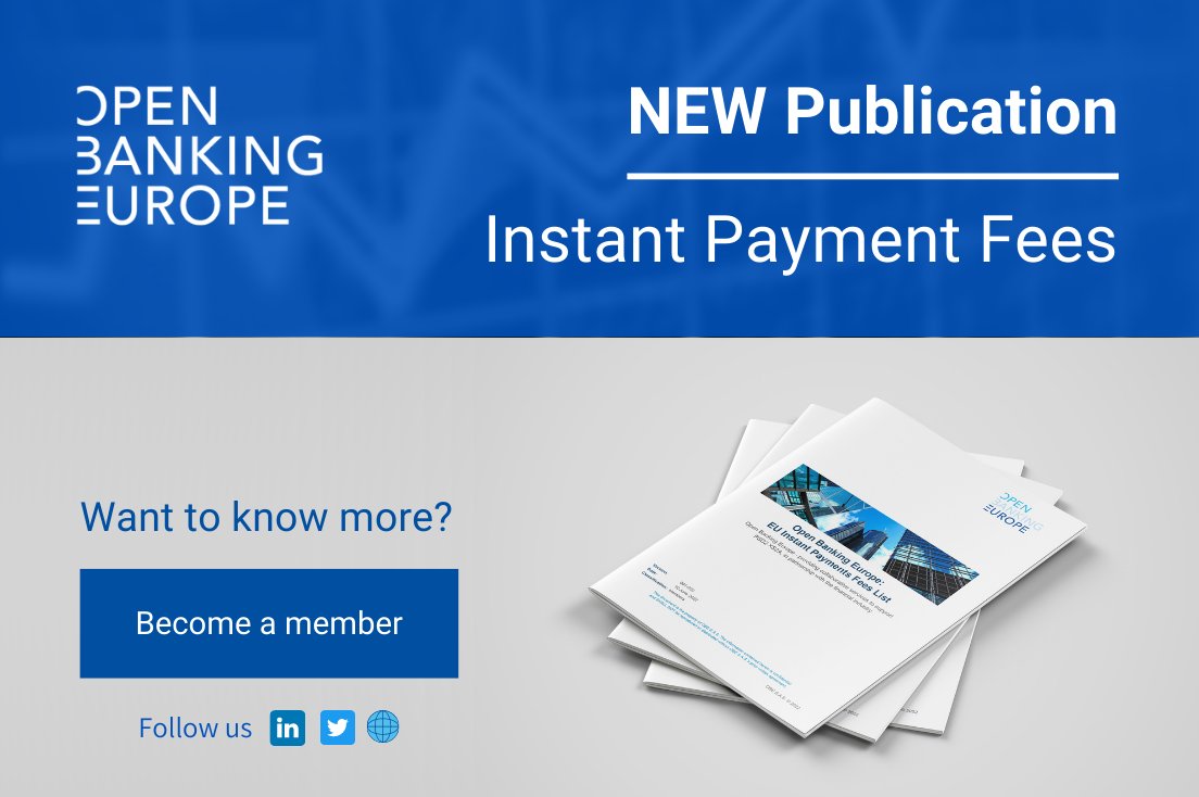 OBEurope_'s tweet photo. As #OpenBanking gains traction, #InstantPayments gain importance. They allow more use cases for better #userexperience &amp; offer an alternative to existing card schemes.

Become a member now &amp; read our full Instant Payment Fees document for more information👇https://t.co/f5EOymrITd https://t.co/MlfPR3P5MU