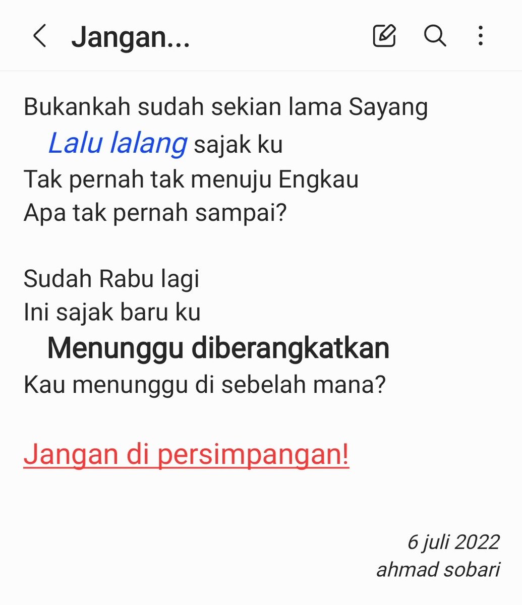 ah_sobari's tweet photo. Selamat merayakan #rindu https://t.co/ahWqDlfcEU