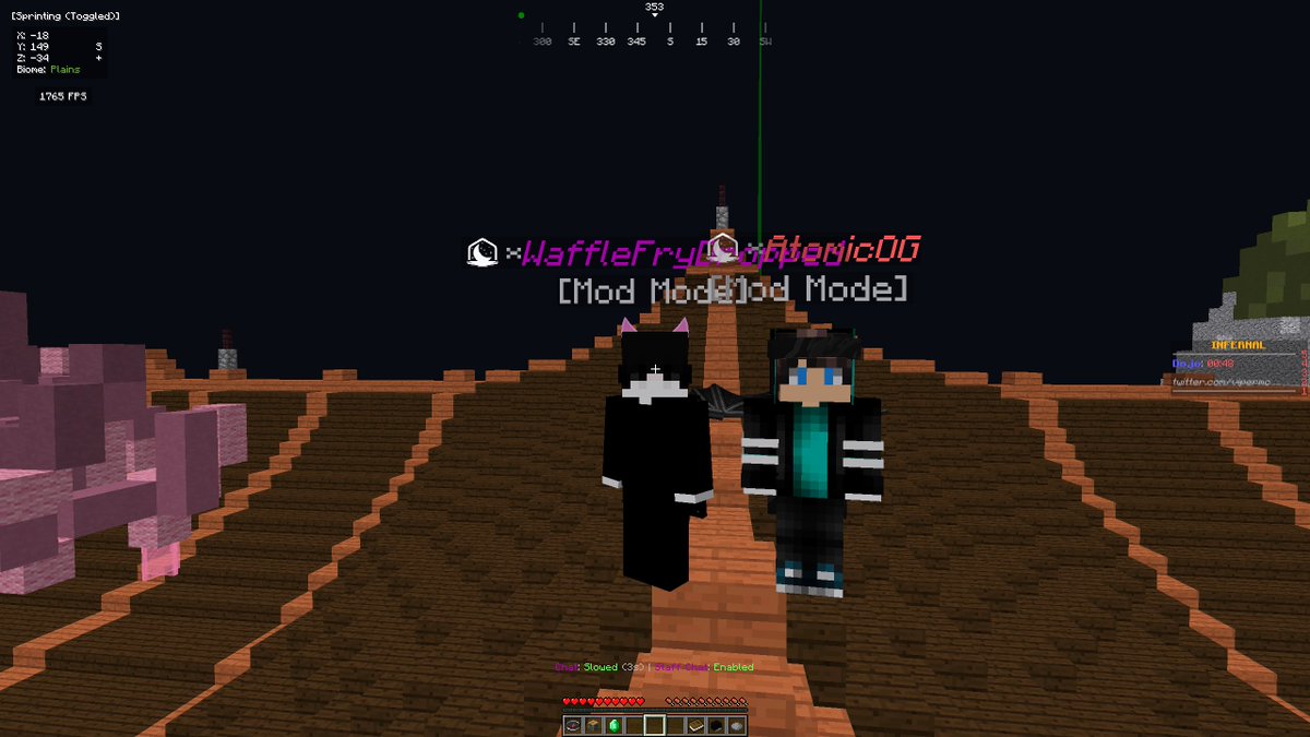 After a lot of grinding, I am glad to say I have been promoted to Mod+ on <a href="/ViperMC/">Viper</a>. I couldn't be happier with the friends I have made. Thanks to everybody and most importantly the Management Team. <a href="/AtomicOG/">Atomic</a> <a href="/xPis_/">Pab</a> @ignGTed <a href="/n0ahx4/">Noah</a> @refusual