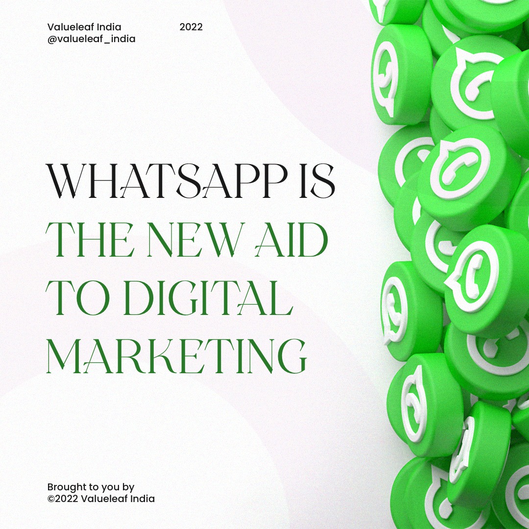 valueleaf's tweet image. Whatsapp is the new effective tool for digital marketing. With its large user base, high opening rate, and ability to nurture personal relationships, WhatsApp is quickly becoming the new tool for digital marketing.
#digitalmarketing #digitalmarketingtips #personalbrand #whatsapp
