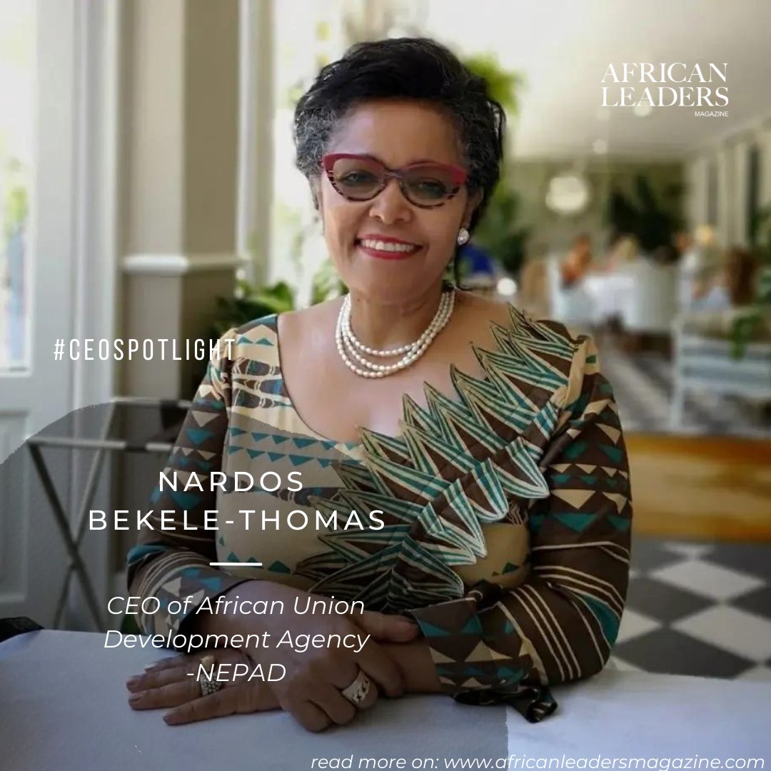 AfricaLMagazine's tweet photo. #CEOSPOTLIGHT     

Ms @NardosbThomas ’ appointment as the new Chief Executive Officer of @NEPAD_agency  was endorsed by the @_AfricanUnion Heads of State and Government. She is the first woman to lead the African Union’s #development agency.

More;
https://t.co/gf9qfLbfV9 https://t.co/UnhMcvsh2L