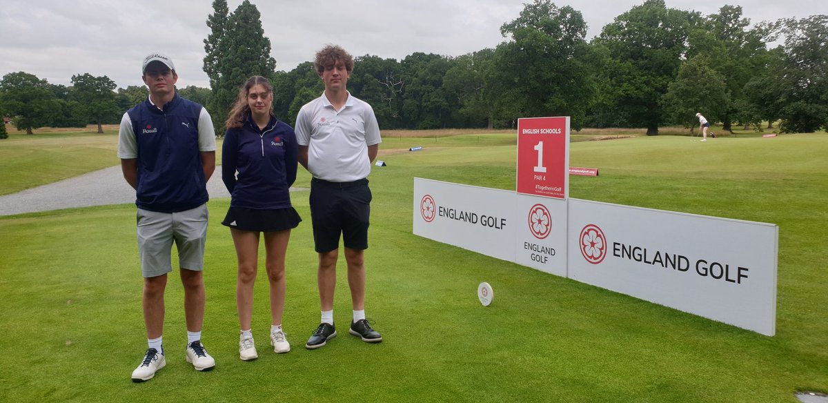 RossallGolf's tweet photo. @RossallGolf students Lucy Moss, Simon Holt &amp; Tom Pace are ready and looking forward to playing in the English Schools Team Championship.

@EnglandGolf @Lancashiregolf @LLCGA @schoolsgolf https://t.co/Y9yFe2g7Sl