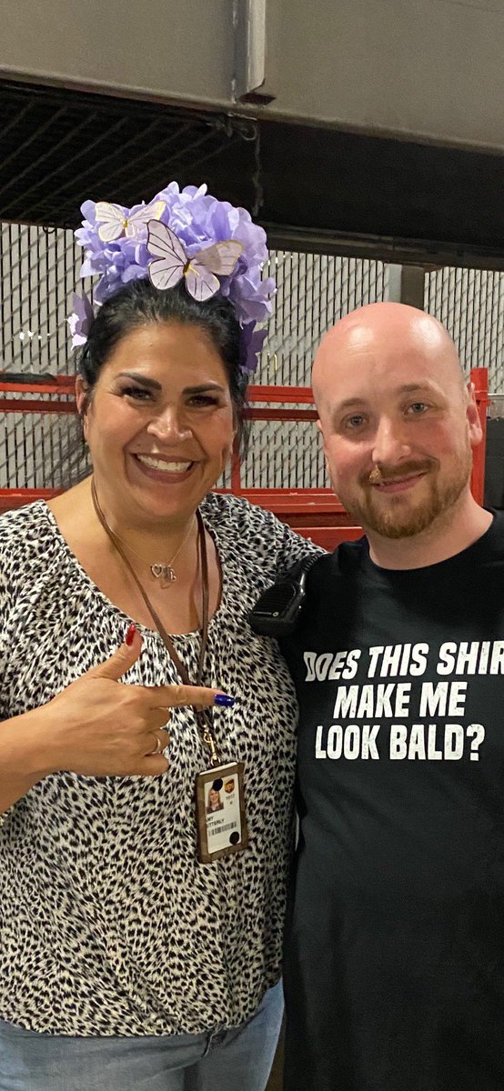 #WackyHairWednesday off to a great start on day 3 of Sunrise Spirit Week. Yes I know….that shirt is the only possible reason I look bald. <a href="/CACHamysitterly/">Amy Sitterly</a> <a href="/CACHMikeC/">CACHMike</a> <a href="/CachTomasik/">CACH_Tomasik</a> <a href="/UPSers/">UPSers</a>