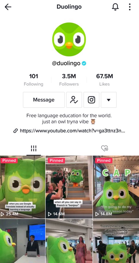 SHANCoMY's tweet photo. 5. Out of creative content ideas is perhaps the most frustrating.

Social media presence never really stops growing and it still expected to follow up and keep the good content flowing. Look at @duolingo on @tiktok_us to see how Social media take the brand to new heights. https://t.co/nzJdhlsajf