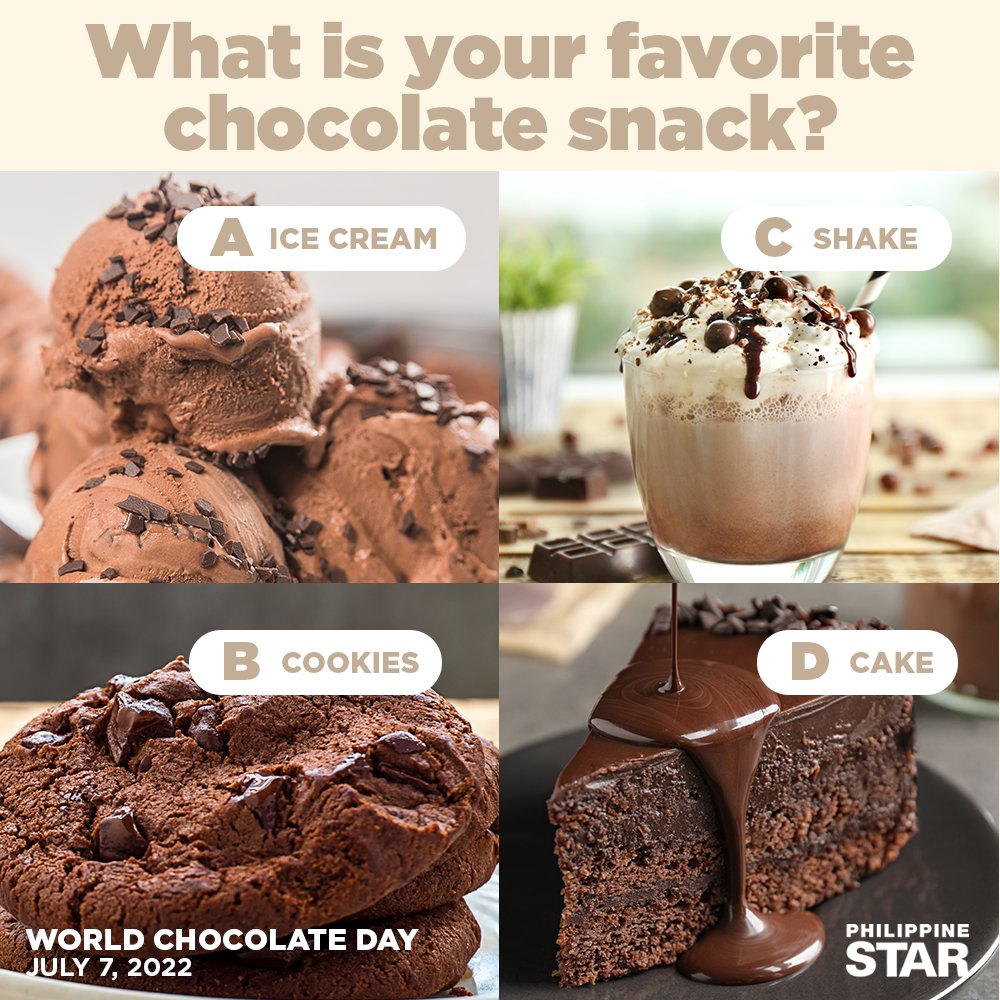 #WorldChocolateDay Photo,#WorldChocolateDay Photo by The Philippine Star,The Philippine Star on twitter tweets #WorldChocolateDay Photo