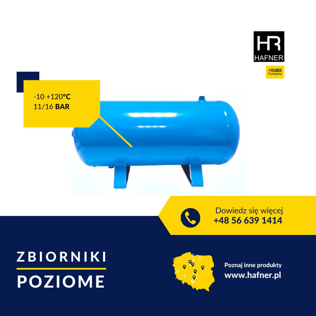 HAFNER Sp. z o.o. (@hafner_spzoo) on Twitter photo Poziome zbiorniki ciśnieniowe umożliwiają nadbudowę agregatów sprężarkowych.
Zapytaj o serię zbiorników #Hafner oznaczoną kodem ZB/W
Napisz: info@hafner.pl
hafner.pl
#SprężonePowietrze #Zbiornik #Pneumatyka #Przemysł #produkcja #motoryzacja #lakiernia Poziome zbiorniki ciśnieniowe umożliwiają nadbudowę agregatów sprężarkowych.
Zapytaj o serię zbiorników #Hafner oznaczoną kodem ZB/W
Napisz: info@hafner.pl
hafner.pl
#SprężonePowietrze #Zbiornik #Pneumatyka #Przemysł #produkcja #motoryzacja #lakiernia