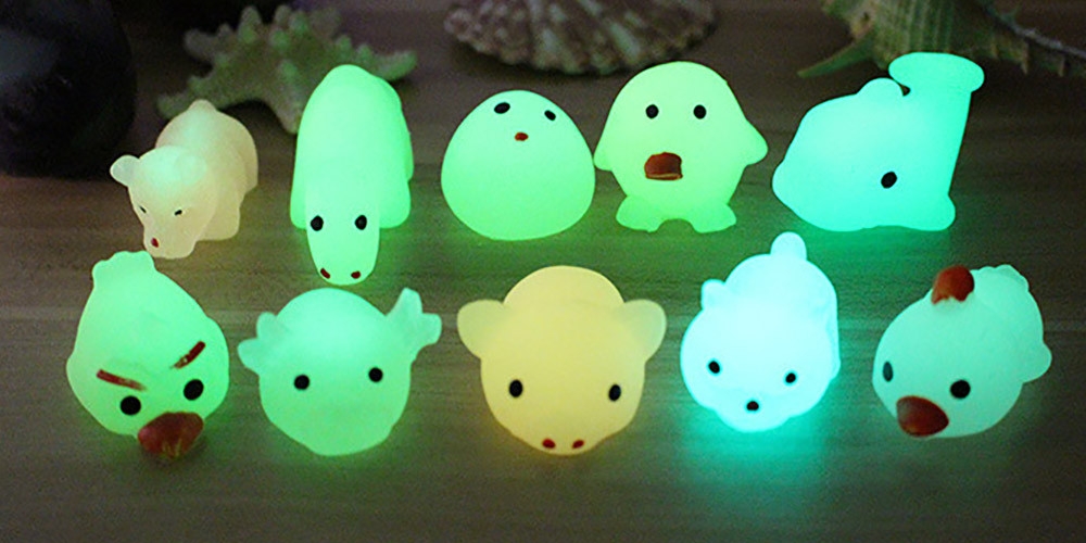 #parenting Cute Luminous Mochi Squeeze Toys Squishy Squishi Antistress Funny Gadgets Squishies Anti Stress Interesting Toys For Children bouncydino.com/cute-luminous-…