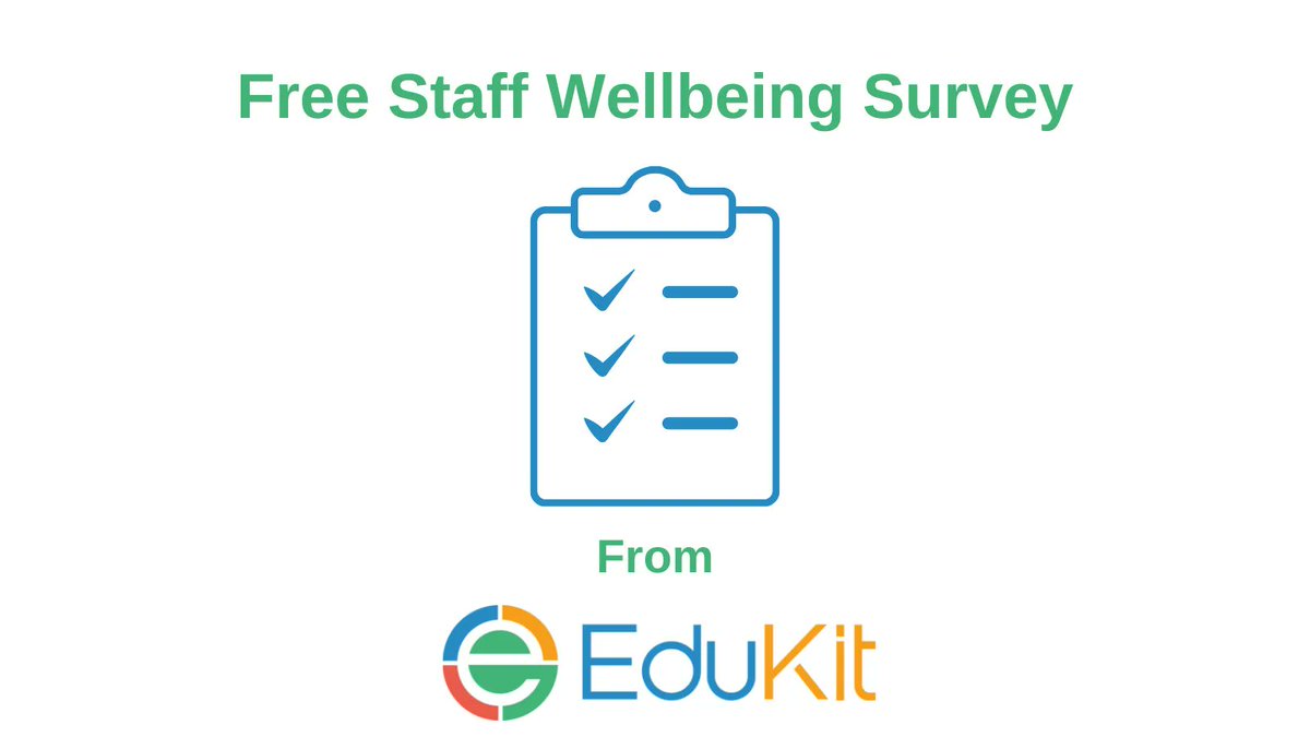 Sign up and run a survey with our free staff wellbeing survey for schools. Get it in before the summer holidays and we’ll offer it again for free in the Autumn term.

Available to complete until 20/7. You will get a pdf report of the answers received.

buff.ly/3apRJDE