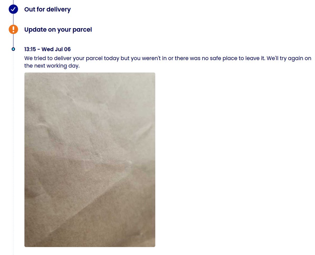 Funny looking front door there Evri / Hermes. Somebody is in so you're obviously skipping deliveries and taking my money