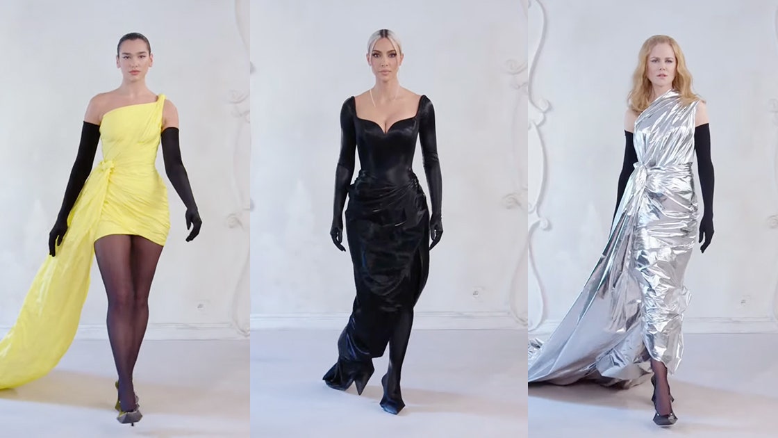 Kim Kardashian, Nicole Kidman Walked the Balenciaga Couture Runway