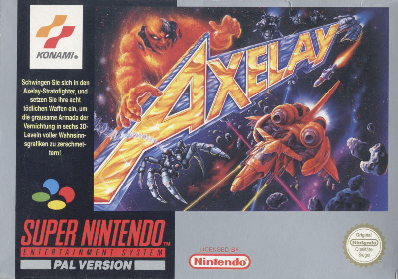SirArturo3's tweet photo. La batalla de portadas de hoy nos lleva a uno de los mejores #Shmup de #SuperNintendo! Desarrollado por #Konami este #Axelay nos dejó a la gran mayoría con la boca abierta!!! ¿Qué portada os gusta más? Versión Super Famicom, u Occidental?.
#Retrogames #Modo7 https://t.co/uJBoHJt9M5