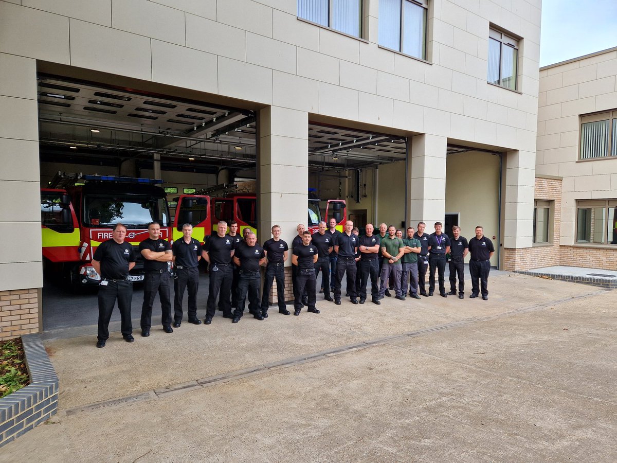 andysmith6359's tweet photo. Crews have arrived at new @SuffolkFire Princes Street Ipswich Station. @SFRS_FDaDS supporting transition from temporary station. Removals ongoing. A big thank you to everyone involved in delivering the new station, a great team effort. @messageismyname @LJP79 @connorlast1886 https://t.co/ViaHxF4aUC
