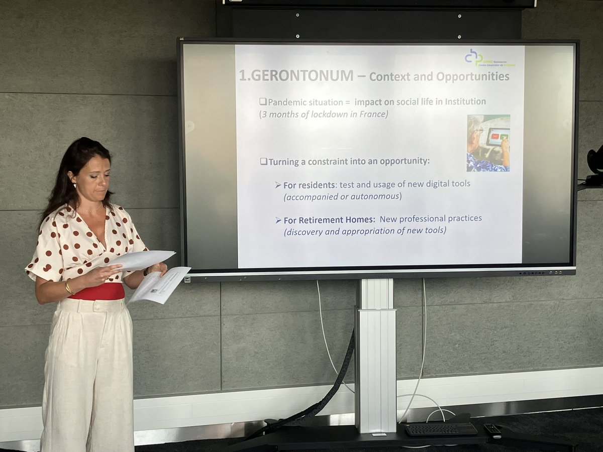 Experiences during the pandemic lockdown are shared <a href="/ITHACA_health/">ITHACA Project</a>  by @autonomlab turning constraints in an opportunity to boost supportive digital communication tools for residents in nursing homes in the region of Nouvelle Aquitaine to stay active and in touch with others