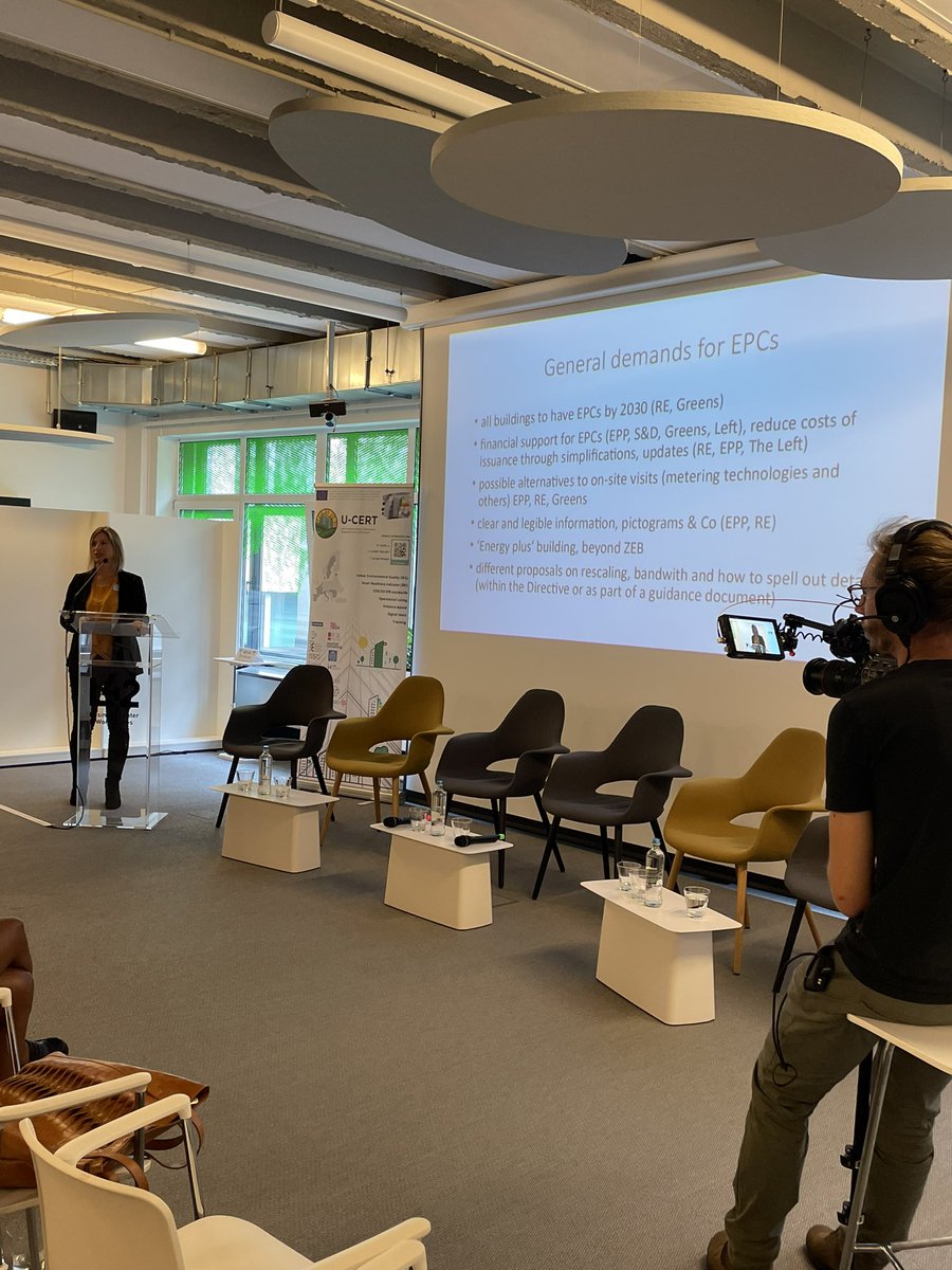 BPIE_eu's tweet photo. ⚡️Great to have insights from @EUparliament, @cleanenergy_eu and @Energy4Europe on how critical #EPCs are and how many other policy instruments and tools they support

Join our #xtendoproject and @cert_u conference on the @EU_BUILDUP channel ➡️ https://t.co/aKPyd21iyO https://t.co/fHgAyYpwT0