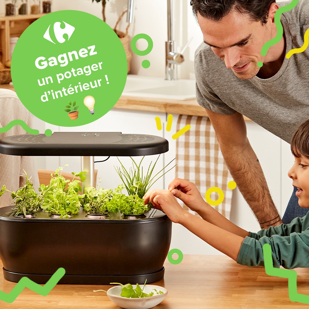 Promo Mini Potager d'Intérieur chez Carrefour