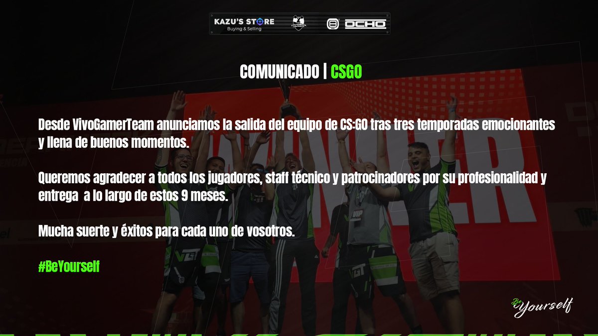 COMUNICADO | #CSGO