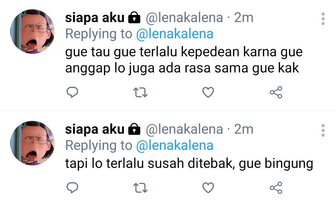 : love u
"i really wanna love you, but i can't say the word I want to"

na jaemin few tweets au
-birumarkers
