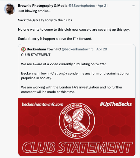 BR3Bailiwick's tweet image. You planning to apologise to that 'silly' club in person on Sat @BSportsphotos ?

Had a lot to say for yourself before the evidence was in.
Before due process had a chance to run its course.

Let's hope your response is more mature than...
@LianneB66384547 

#PeopleInGlassHouses