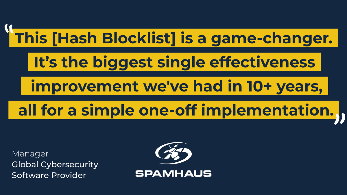 Spamhaus Technology tweet media