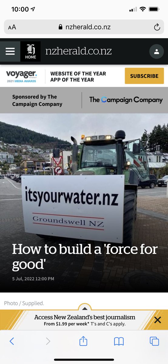 distantwolf's tweet image. Seriously @nzherald? “Access NZ’s best journalism”