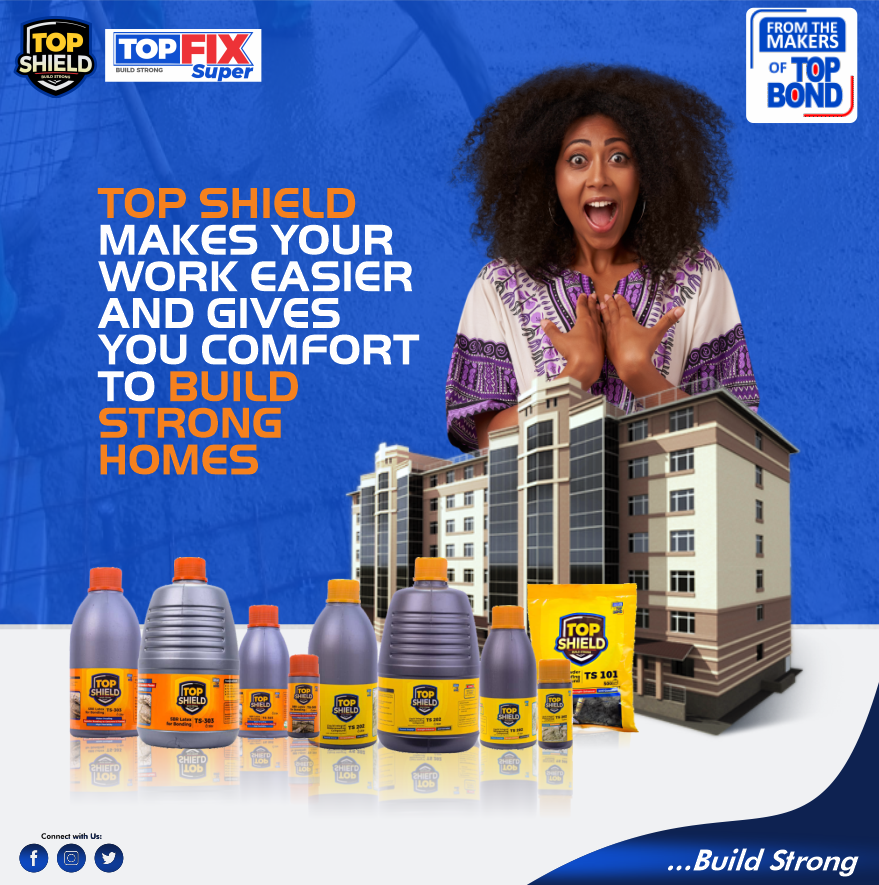 topshieldtopfix's tweet photo. Top Shield makes your works easier and gives you comfort to build strong #homes #Waterproof your #Home with  #Topshield Tile it with #Topfix 
#Builders #engineer #Contructions #Nigeria #Molder #Jumia #Facebook #Lagos #Purechem #Building #Home #waterproofingcoating #Nigeria https://t.co/qSFQbDyVG1