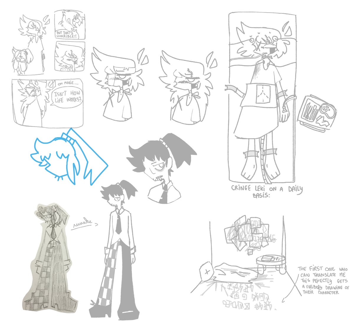 tornadass's tweet photo. Oh guess who did doodles of their OCs again https://t.co/rCEi6k8kww