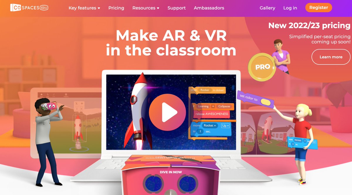 El divendres 8 de juliol estaré fent un Taller d'introducció a #Cospaces i a #MergeCube
Espai Cívic Les Escoles de Vilassar de Dalt (de 18 a 20,30) Tallers organitzats per <a href="/coixinet/">Associació Coixinet</a> 
Gratuït
Més info: coixinet.org
@CoSpaces_Edu <a href="/mergeedu/">Merge EDU</a> <a href="/Steph_Lyons_/">Stephanie Lyons</a> <a href="/coraliench/">Coralie Fond</a>