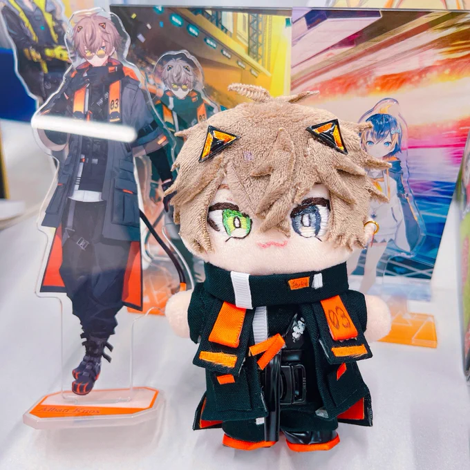 🌈🕒 🎭🕒

アルバーンぬい生まれましたー!!!!🐈‍⬛🧡🍼✨

初めてぬい作ったけど可愛いのでは!?(服は適当😇)
スイパラ連れてくの楽しみだ〜!🥳💖

#AlbanKnox
#AlbanKnoxArt
#にじさんじ手芸部 