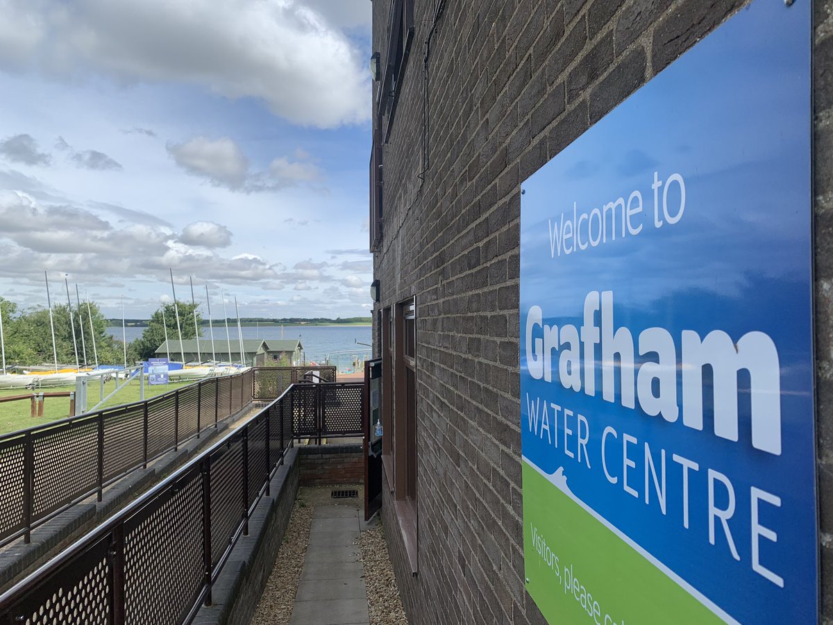We have safely arrived at the Grafham Water Centre!