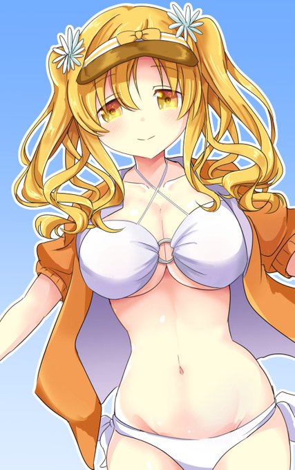 水着マミさん描きました 