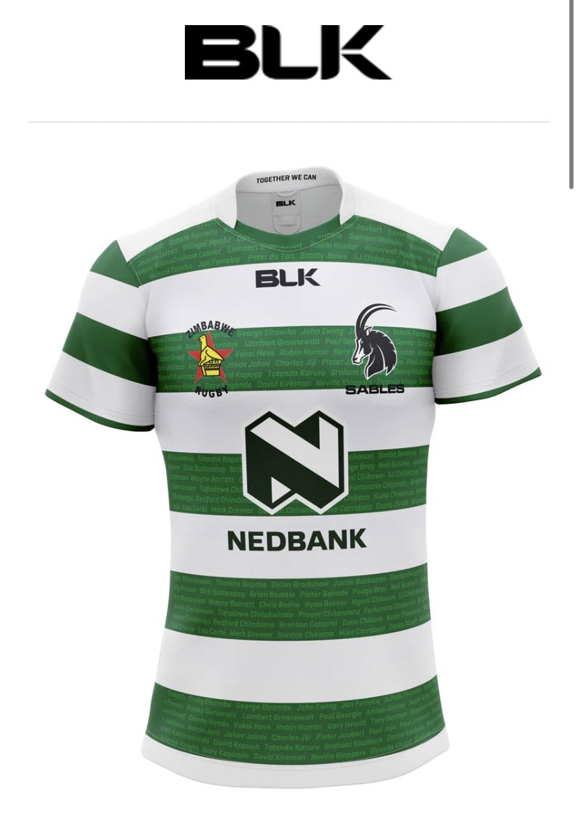 Jerseys are finally here 🇿🇼🔥 You can purchase them on the BLK SA website: blksport.co.za/collections/zi… Replicas coming to Zimbabwe 🇿🇼 soon !!! 👊🏽 #sables #zimbabwerugby #togetherwecan #letsgo