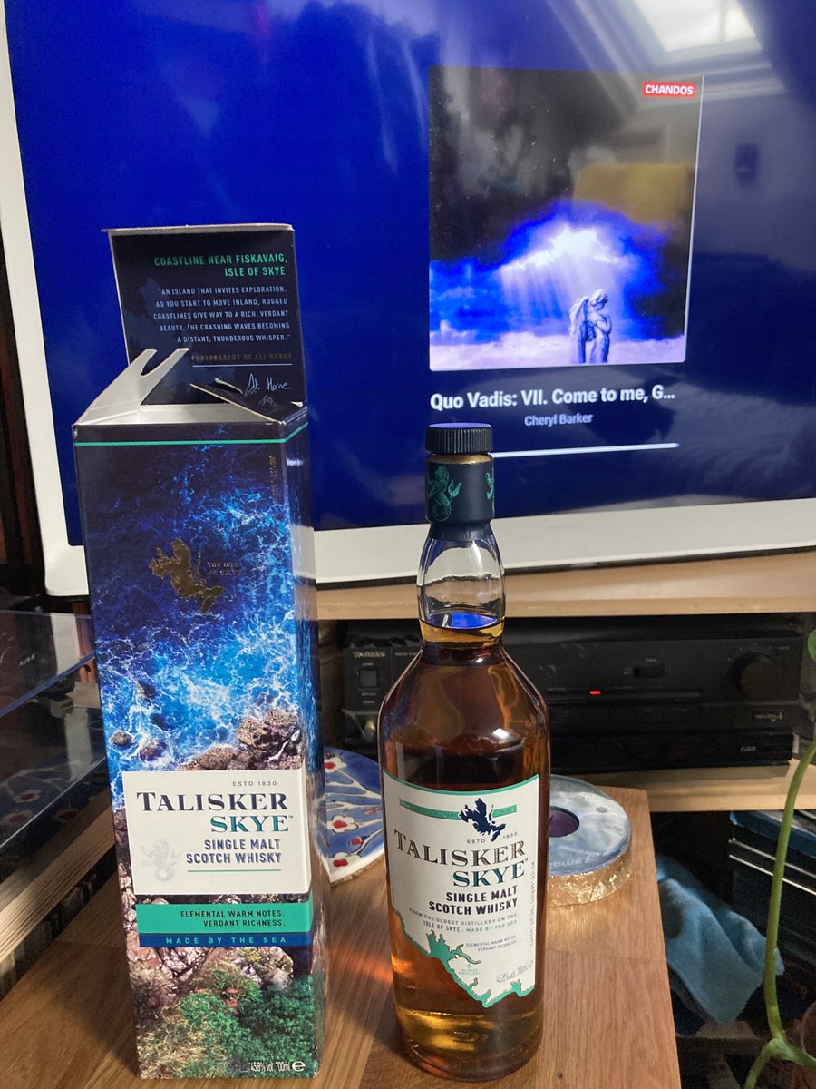 And yes it's back!!! 😍🥃🙌 Over the next few weeks my whisky blog returns with pairings to music from @3choirs 2022 This week is #QuoVadis by composer George Dyson paired with @TaliskerWhisky naomibelshaw.com/whisky join me at the concert too! 3choirs.org/events/quo-vad… #Hereford