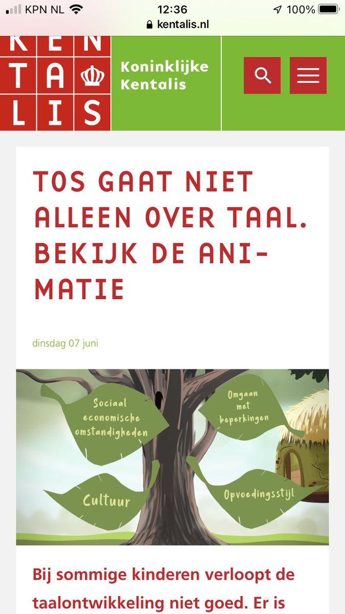 Beeldschone animatie om uit te leggen wat een TOS (taal ontwikkelingsstoornis) is. Meer dan alleen problemen met taal! kentalis.nl/nieuws/tos-gaa…