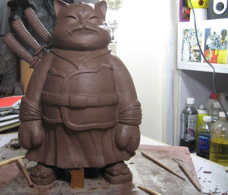 👀Once upon a time long time ago .......... at the begining <a href="/Hiroandooff/">Hiro Ando</a> 

#SamuraiCats #HiroAndo #sculpture #art2022 #digitalart #NFTs #NFTCommunity #Metaverse #MetaverseNFT