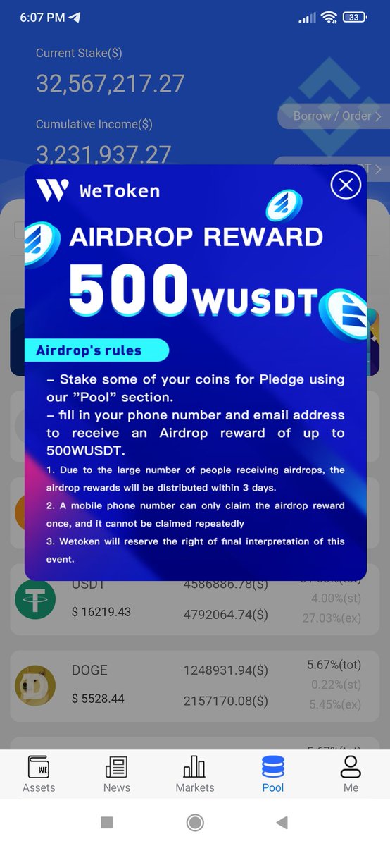 CryptoUzumaki99's tweet image. #Wetoken
Hurry Up 😁