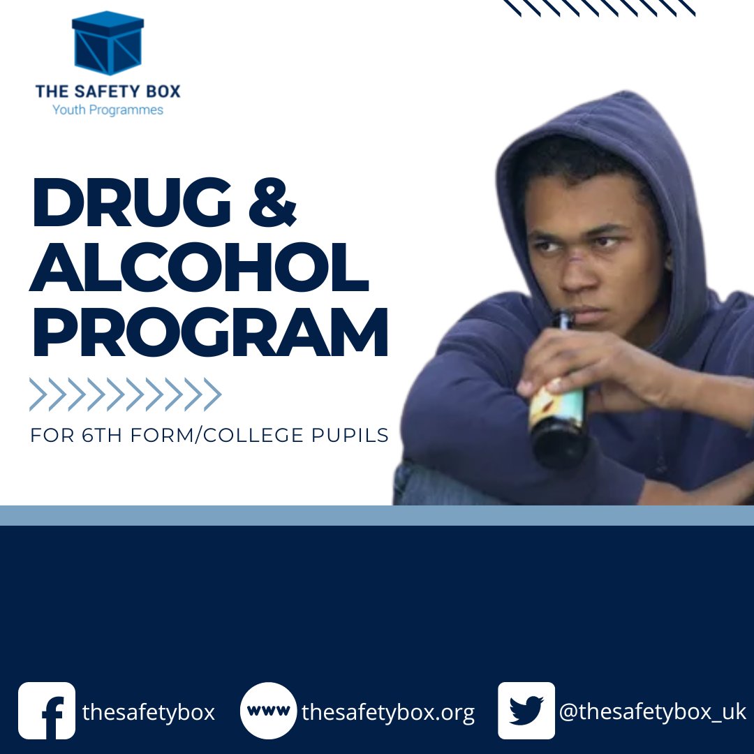 thesafetybox_uk's tweet image. Showing pupils the negative effects of alcohol and drug misuse can help educate them whilst demonstrating how to say no to peer pressure. Interested? Get in touch today

thesafetybox.org/6th-form-colle…

#thesafetybox #alcoholmisuse #drugmisuse #youth