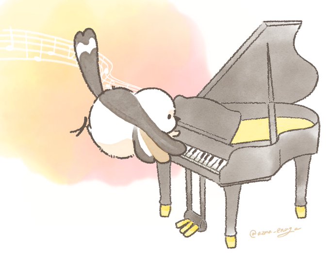 「音符 ピアノ」のTwitter画像/イラスト(新着)