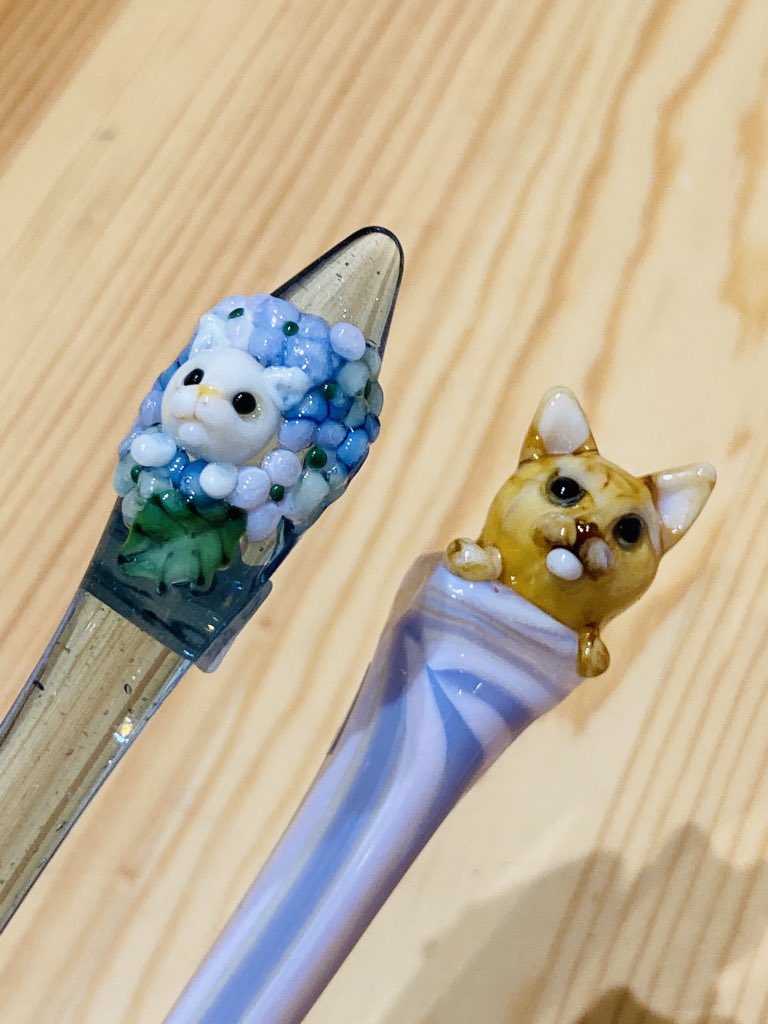 ひとつ房 猫 ガラスペン 銀座 伊東屋 on X: