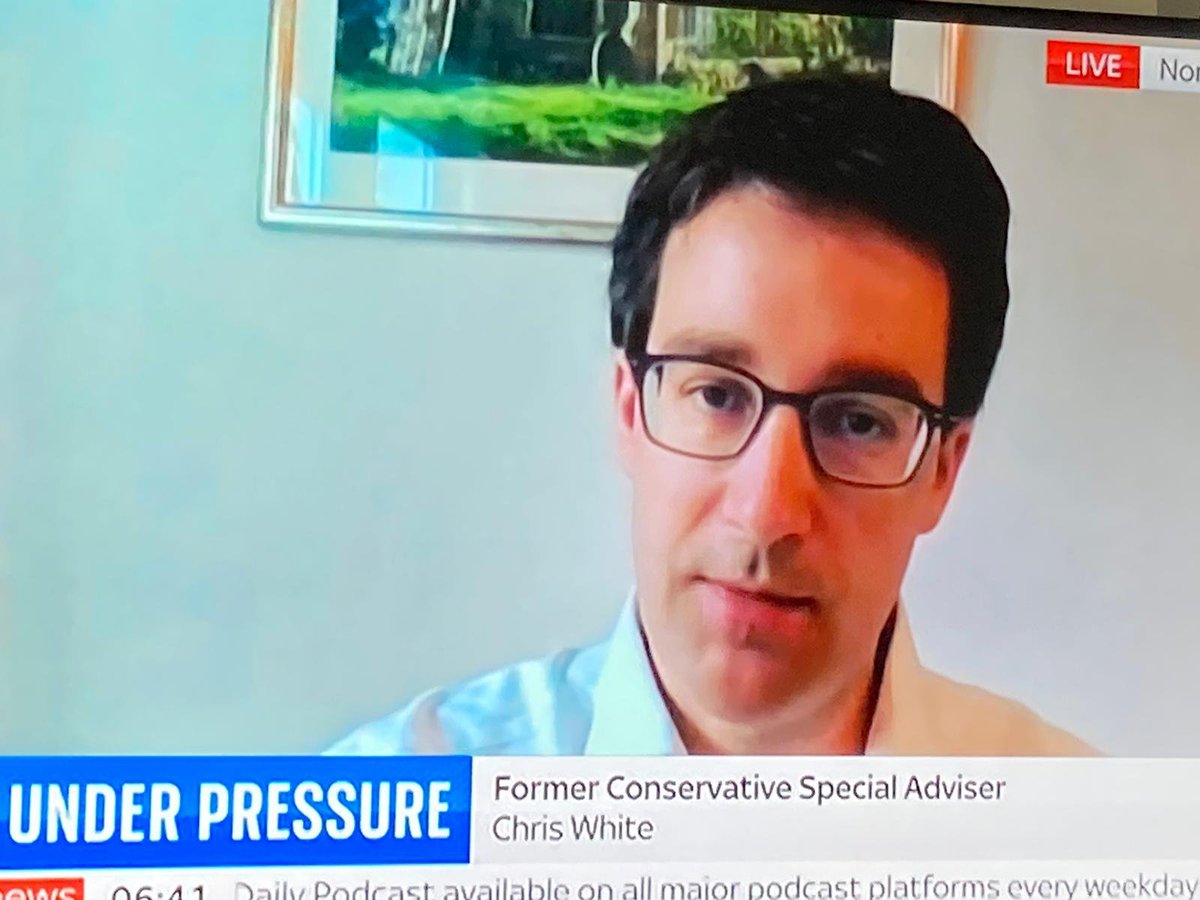 Great to see, SEC Newgate’s Co-Head Advocacy, @cgwOMT, on @SkyNews this morning to talk about the cabinet resignations and what this means for the PM