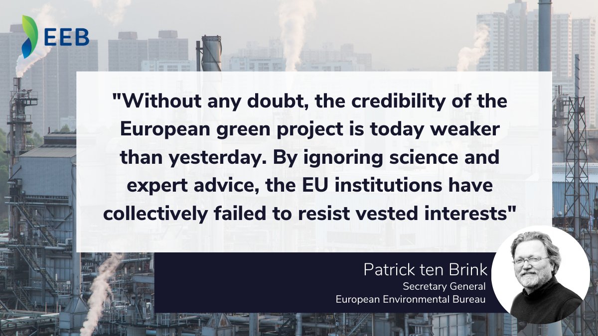 ⚠️EU CREDIBILITY UNDER FIRE⚠️ The @EUparliament failed today to veto the inclusion of gas & nuclear in the #taxonomy of green investments With this vote, MEPs become complicit in the @EU_Commission's greenwashed plan, which lacks legitimacy, common sense and scientific support