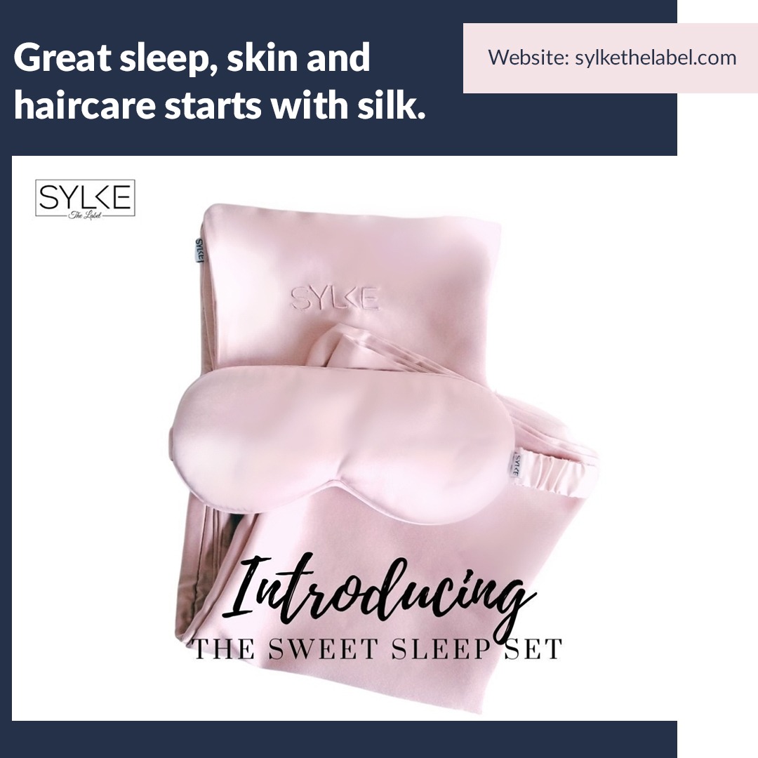 Glowing skin. Healthy hair. 
Restful Sleep starts here.
#silkpillowcase #mulberrysilk #skincaretips #silkbedding #silksweetsleepset #sylkethelabel #luxurylifestyle #premiumsilk #organicmulberrrysilk #silkeyemask 
sylkethelabel.com