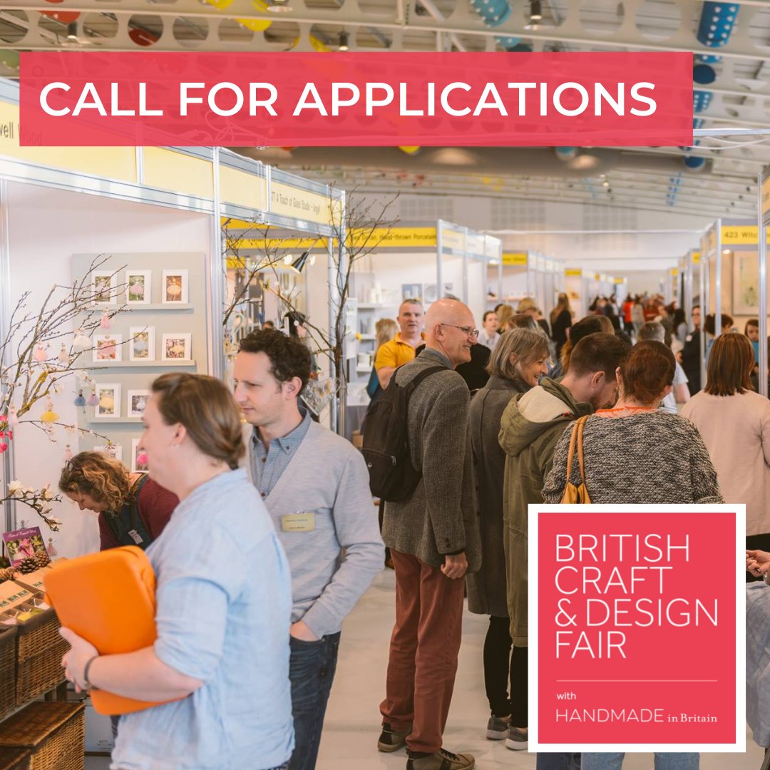 Thinking about applying to the British Craft &amp; Design Fair as a maker? 🎨 You'll be exhibiting with over 150 carefully vetted expert designer-makers at the HCC in the heart of Harrogate. 

Link in bio for further details and to apply to be a British Craft &amp; Design Fair maker.🔗