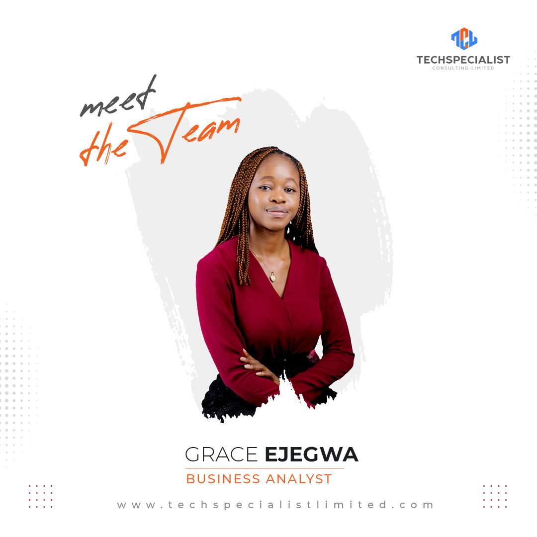 Tclafrica's tweet photo. Meet @grayceeCharles 

She is currently our Business Analyst and Quality Assurance Lead. Prior to this, Grace was the team lead of the Software Engineering team, where she sphere head the design and development of various applications both Web and Mobile. https://t.co/Z1IlTByQps