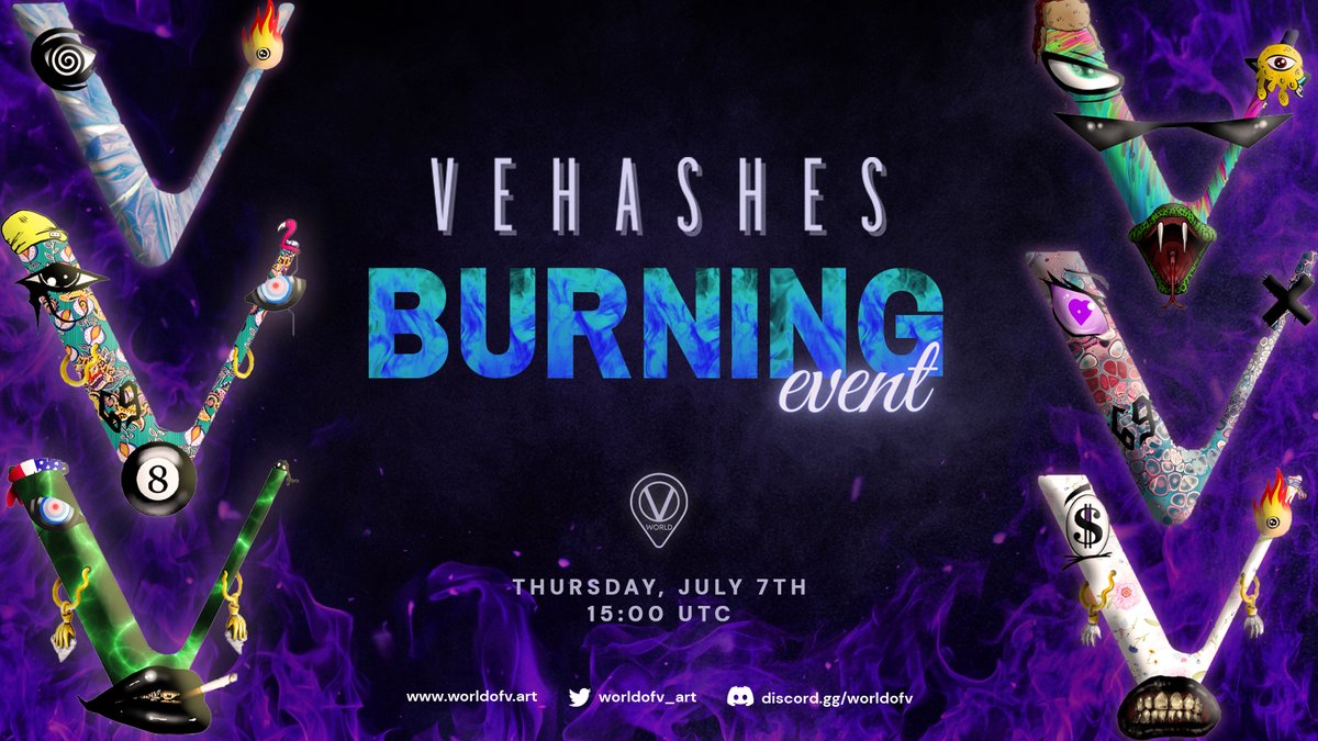 worldofv_art's tweet photo. π₯ Get READY for the @VeHashes Burning event tomorrow at 3PM UTC π₯
π¨ Burn your VeHash to claim a random one from the 2000 available!
πΎ Plenty of high-ranks hidden out there: burn yours to snag top rarity NFTs!
And...
π£ Receive one FREE #VeHash every 10 Burned π₯
$VET #VNFT https://t.co/SuraTlsmIN