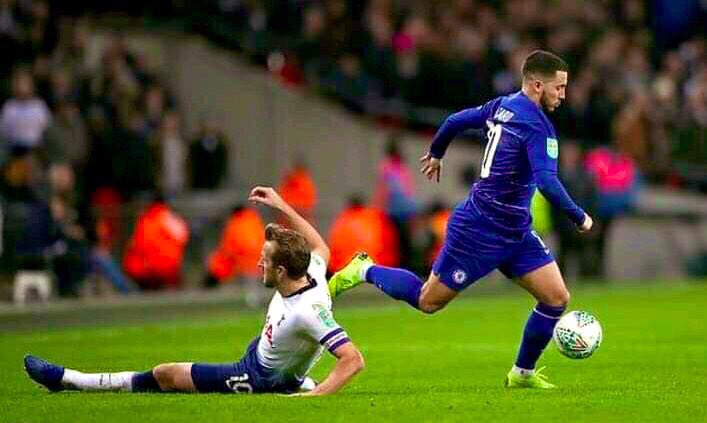TheEstevaoView's tweet photo. Nothing to see here, just Eden Hazard putting your club's best player on their arse https://t.co/hz3D407CV5