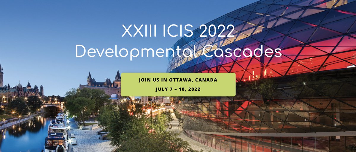 The XXIII International Congress of Infant Studies is about to start, and we’re very excited to participate! Here’s where to catch us (🧵): #ICIS2022