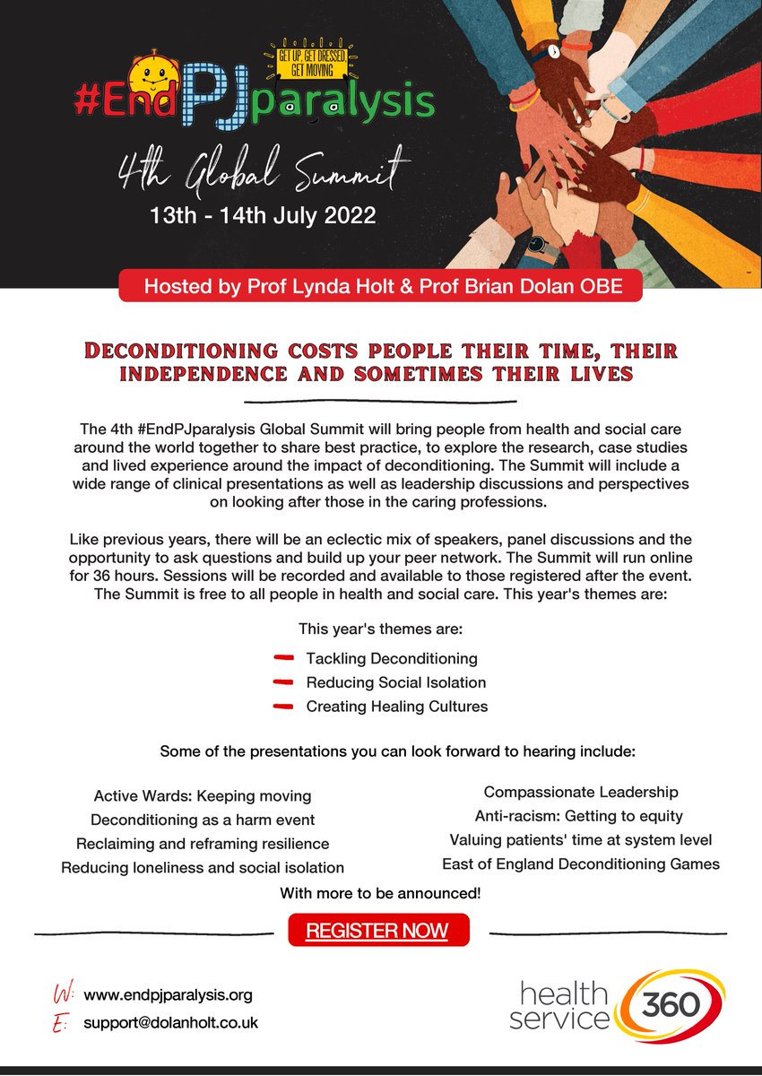 Brian Dolan OBE, RMN, RGN (@brianwdolan) on Twitter photo Please share🙏
Getting very excited about our endpjparalysis.org Global online (and free) Summit starting next Weds 13th at 0800 BST for 36 hours, hosted by <a href="/LyndamHolt/">Lynda Holt</a> and myself
We have nearly 80 speakers and here's a small flavour of the 60+ papers what you can expect👇 Please share🙏
Getting very excited about our endpjparalysis.org Global online (and free) Summit starting next Weds 13th at 0800 BST for 36 hours, hosted by <a href="/LyndamHolt/">Lynda Holt</a> and myself
We have nearly 80 speakers and here's a small flavour of the 60+ papers what you can expect👇