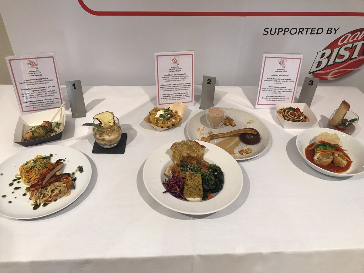 craigsmithukiss's tweet photo. The first heat at @LACA_UK #SCOTY has concluded with three great contributions. Hopefully sponsor @QuornFoods and supporter @PremierFoods_FS were pleased with the results. Now looking forward  to this afternoon’s heat. https://t.co/U5G7fCIWVt